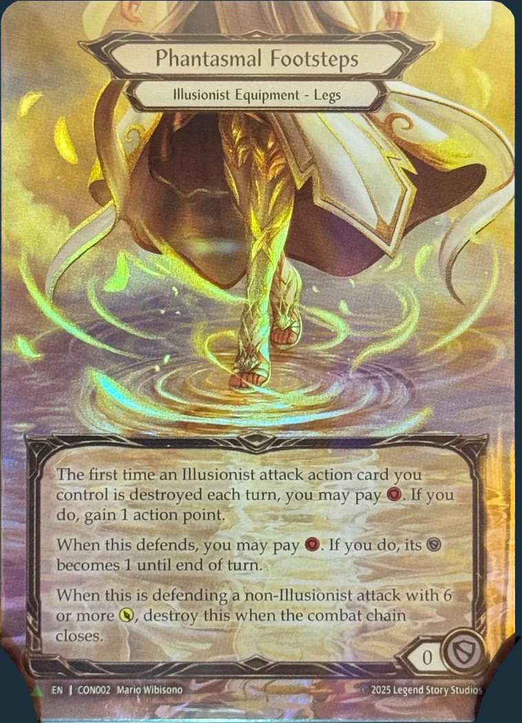 Phantasmal Footsteps (Rainbow Foil)