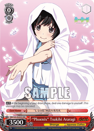 "Phoenix" Tsukihi Araragi (V.2 - Triple Rare)