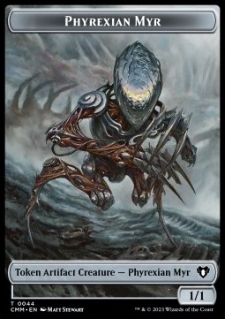 Phyrexian Myr Token (A 1/1) // Servo Token (A 1/1)