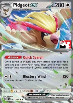 Pidgeot ex  (PPS5 OBF 164)