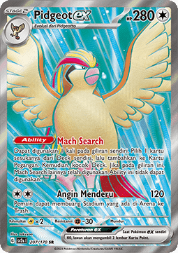 Pidgeot ex  (SV3s 207)
