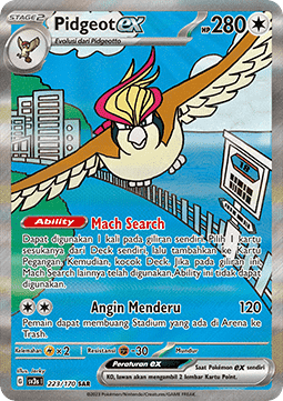 Pidgeot ex  (SV3s 223)