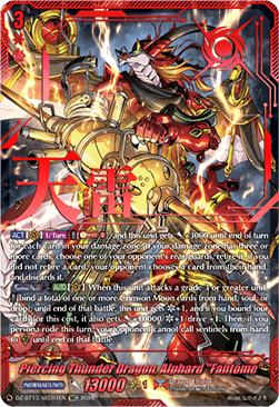 Piercing Thunder Dragon, Alphard "Fantôme" [D-Format] (V.3 - Secret Rare)