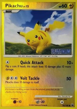 Pikachu Lv.12  (BKPPR MD 70)