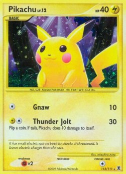 Pikachu Lv.12  (RR 112)