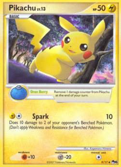 Pikachu Lv.13  (POP6 9)