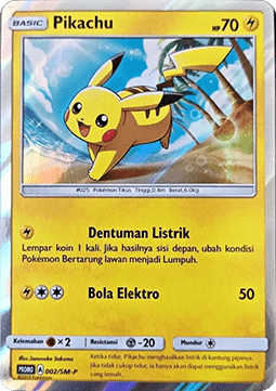 Pikachu  (SM-P/ID 002)