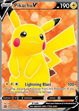 Pikachu V  (BRS 157)