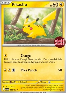 Pikachu  (SV-P/ID 065)