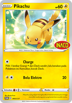 Pikachu  (S-P/ID 093)