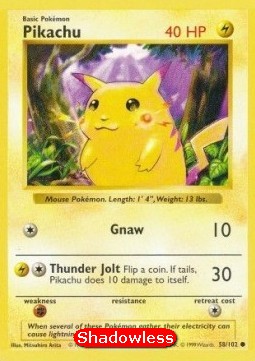 Pikachu  (BS 58)