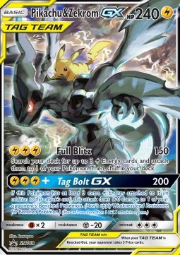 Pikachu & Zekrom GX  (SM 168)