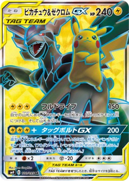 Pikachu & Zekrom GX  (sm9 100)