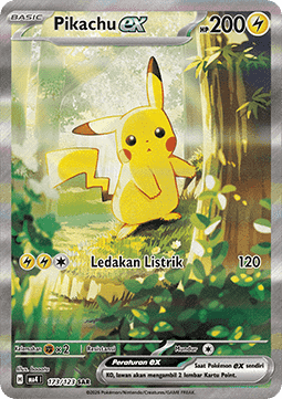 Pikachu ex  (MA4 173)