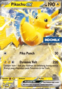 Pikachu ex  (SV-P/ID 195)