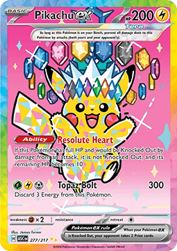 Pikachu ex  (ASC 277)