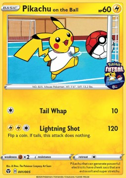Pikachu on the Ball  (FUT20 001)