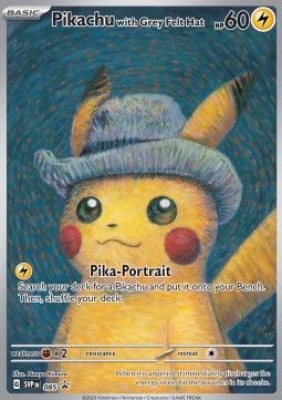 Pikachu with Grey Felt Hat  (SVP 085)