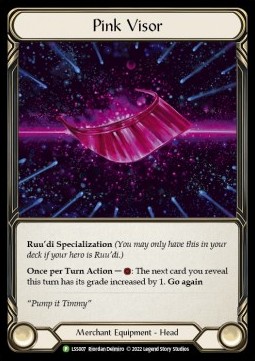Pink Visor (Cold Foil)