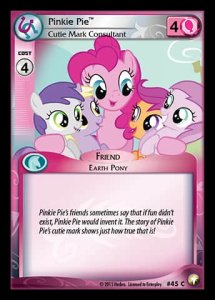 Pinkie Pie *Cutie Mark Consultant* (V.1 - Common)