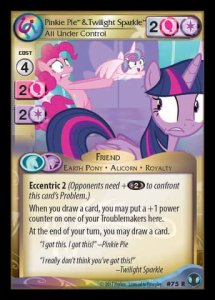 Pinkie Pie & Twilight Sparkle *All Under Control*