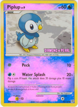 Piplup Lv.9  (BKPR DP 93)