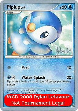 Piplup Lv.9  (WCD08 POP6 15)