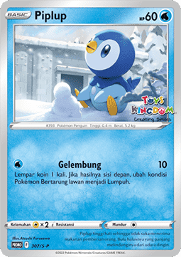 Piplup  (S-P/ID 307)