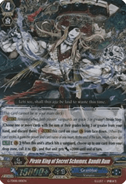 Pirate King of Secret Schemes, Bandit Rum [G Format] (V.2 - Triple Rare)