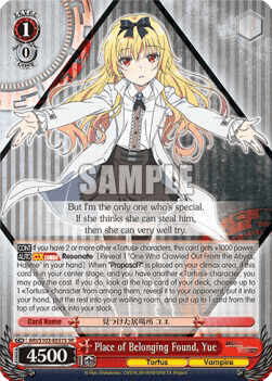 Place of Belonging Found, Yue (V.2 - Super Rare)