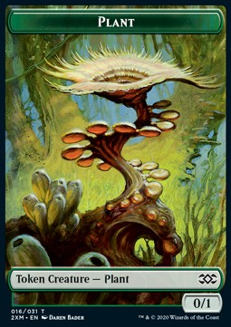 Plant Token (G 0/1) // Saproling Token (G 1/1)