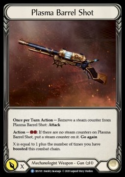 Plasma Barrel Shot (Cold Foil)