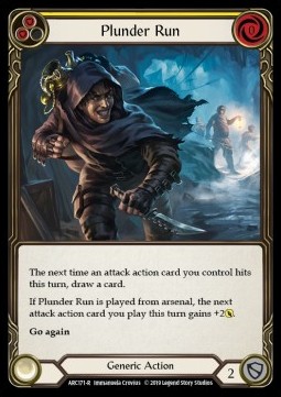 Plunder Run (Yellow) (Rainbow Foil)