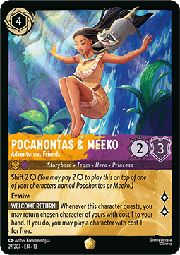 Pocahontas & Meeko - Adventurous Friends (V.1)