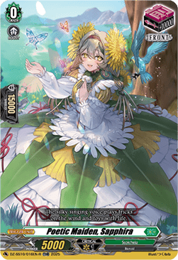 Poetic Maiden, Sapphira [D-Format] (V.2 - Trial Deck Rare)