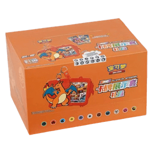 Pokémon Card Display Set Gift Box Case Charizard