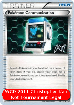 Pokémon Communication (WCD11 BLW 99)