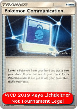 Pokémon Communication (WCD19 TEU 152)