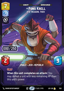 Pong Krell, It's Treason, Then (V.5)