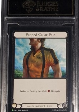 Popped Collar Polo (Cold Foil)