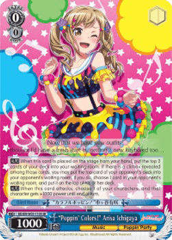 "Poppin' Colors!" Arisa Ichigaya (V.3 - Super Rare)
