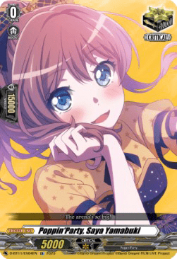 Poppin'Party, Saya Yamabuki [D-Format] (V.1 - Feature Rare)