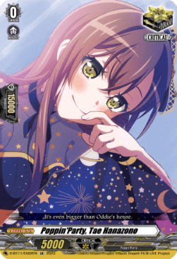 Poppin'Party, Tae Hanazono [D-Format] (V.1 - Feature Rare)