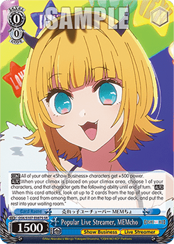 Popular Live Streamer, MEMcho (V.2 - Super Rare)