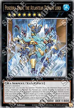 Poseidra Abyss, the Atlantean Dragon Lord (V.2 - Quarter Century Secret Rare)