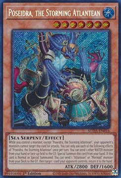 Poseidra, the Storming Atlantean (V.1 - Secret Rare)