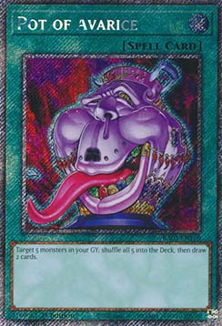 Pot of Avarice (V.1 - Platinum Secret Rare)