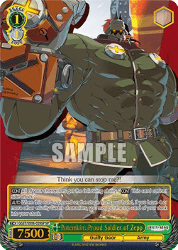 Potemkin: Proud Soldier of Zepp (V.2 - Special Rare)