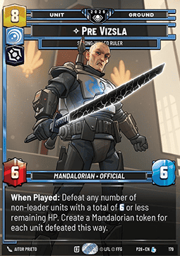 Pre Vizsla, Strong-Willed Ruler (V.2)