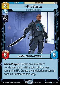 Pre Vizsla, Strong-Willed Ruler